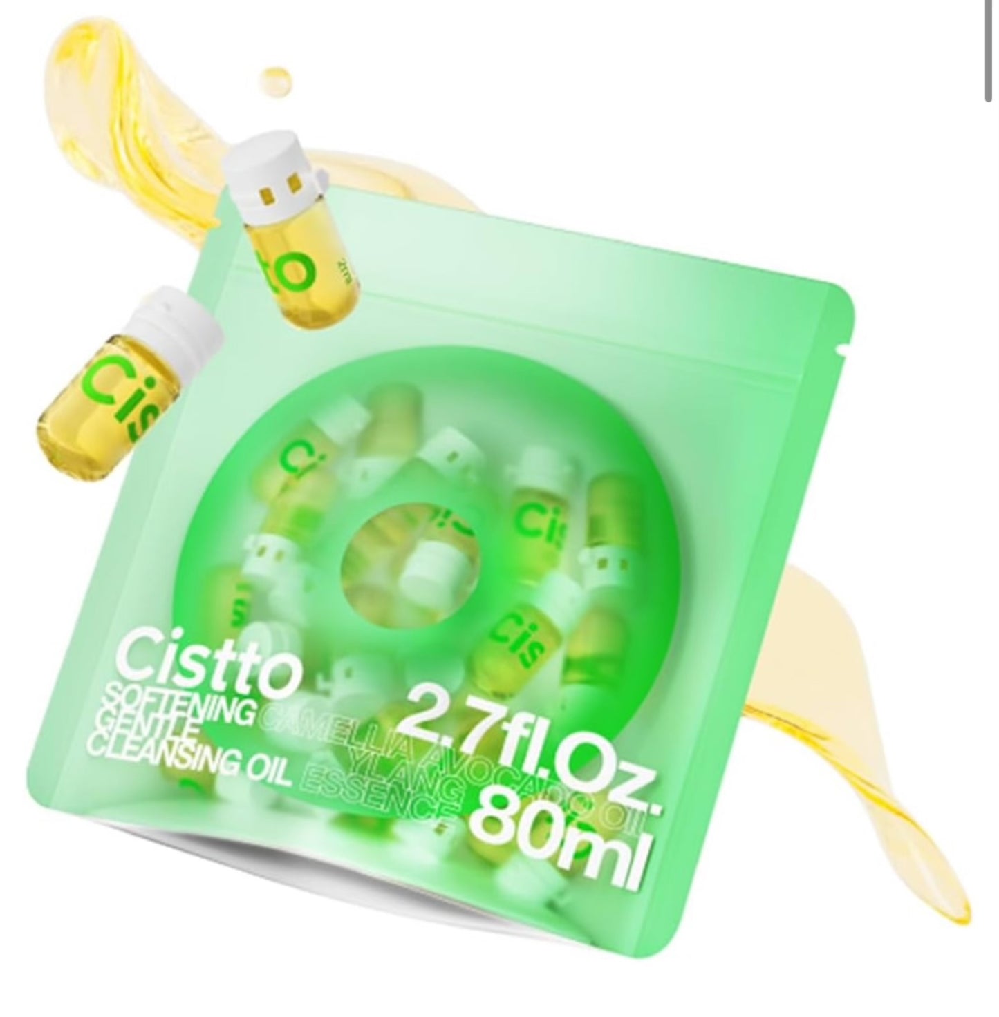 Cistto Natural Cleansing Oil – Waterproof Makeup Remove